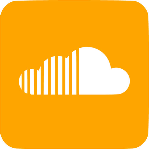 Orange Soundcloud Icon