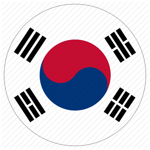 Circle, Country, Flag, South Korea Icon