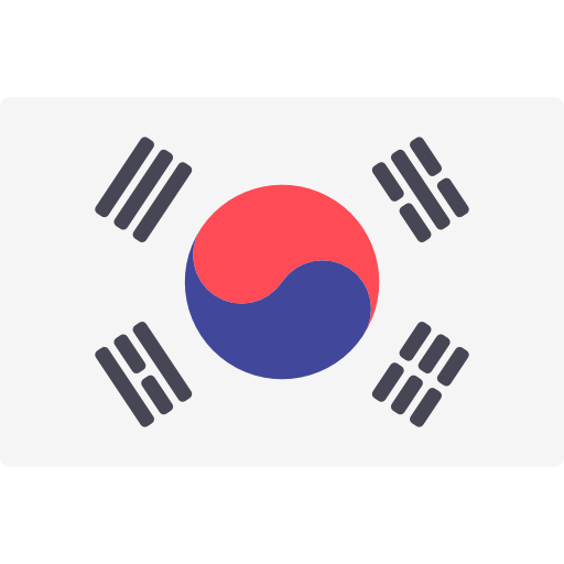 World, Flag, Flags, Country, Nation, South Korea Icon