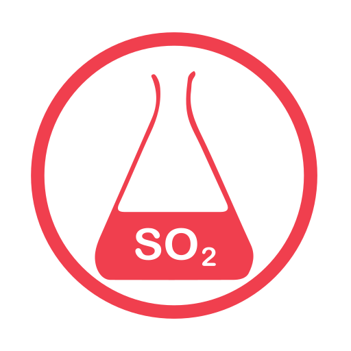 Sulphurdioxide, Food Allergy, Allergen Icon Free Of Food Alergy Red