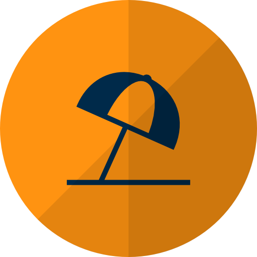 Yellow, Beach Icon Free Of Hotel And Spa Icons