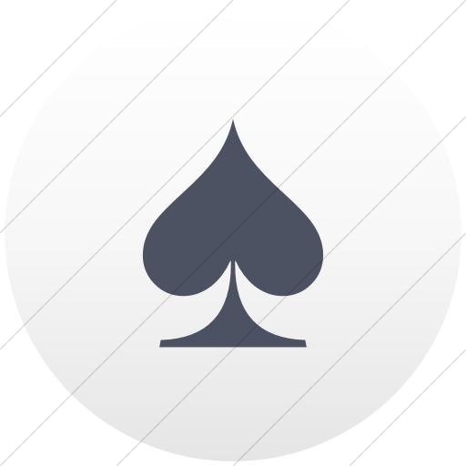 Flat Circle Blue Gray On White Gradient Classica Black