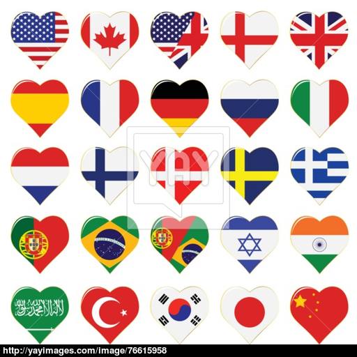 Web Language Icon Set Vector