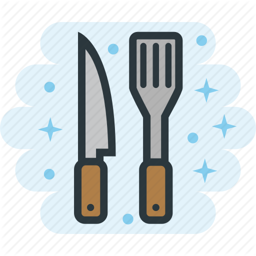 Cooking, Kitchen, Knife, Spatula Icon