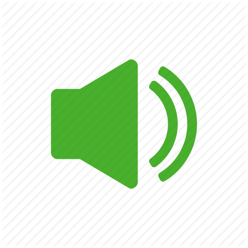 Green, Music, Sound, Sounds, Speaker Icon