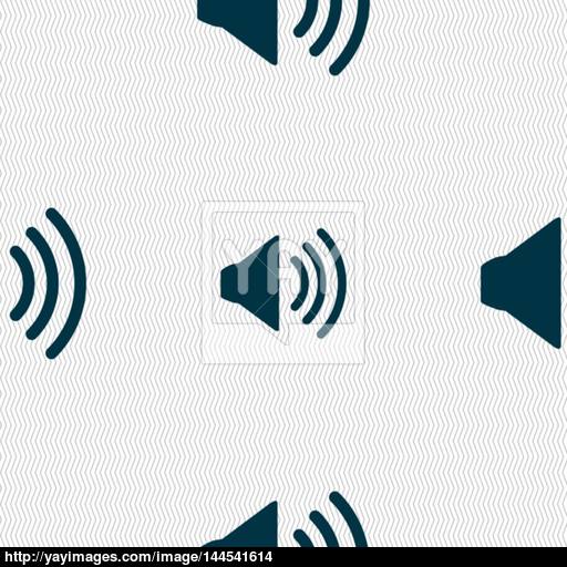 Speaker Volume Sign Icon Sound Symbol Seamless Abstract