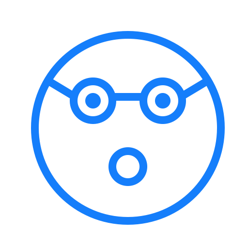 Glasses Outline Black Icon