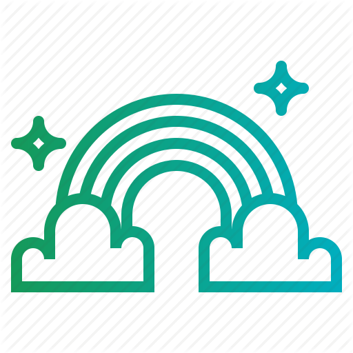 Nature, Rainbow, Spectrum Icon