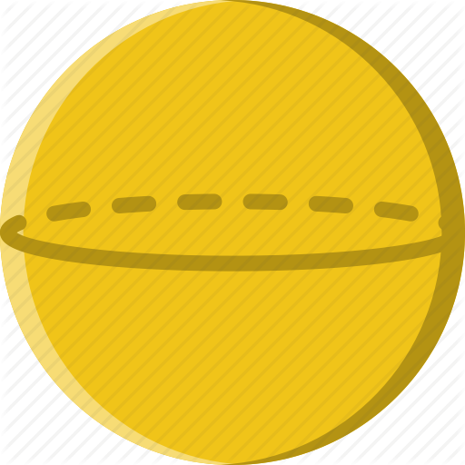 Drawing, Form, Geometry, Half, Shape, Sphere Icon