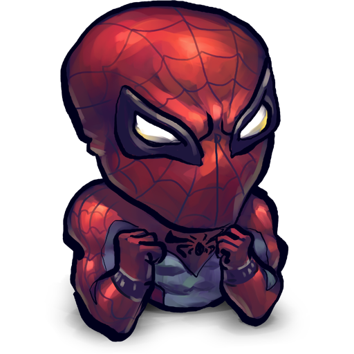 Comics Spiderman Baby Icon Ultrabuuf Iconset Mattahan