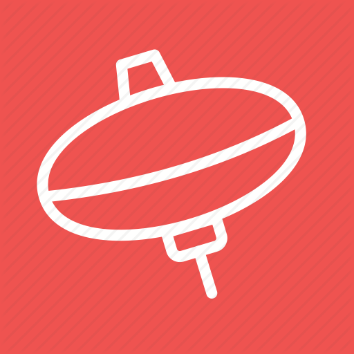 Movement, Spin, Spinner, Spinning, Top, Tops, Toy Icon