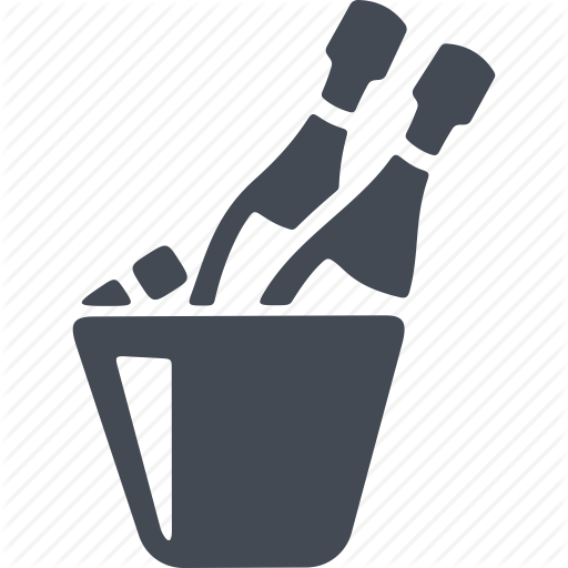 Casino, Champagne, Cooling, Ice Bucket, Spirit Icon