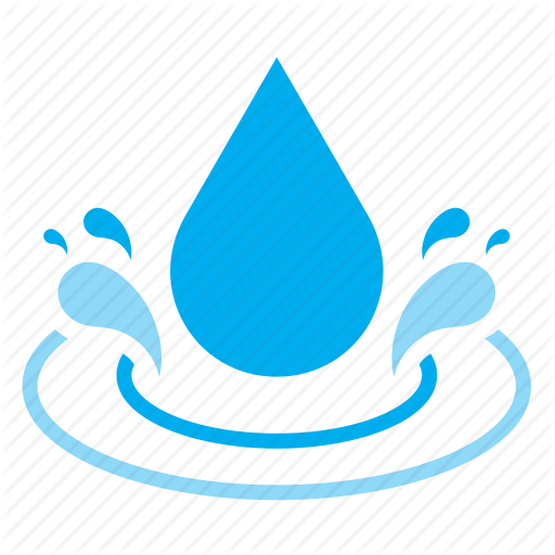 Drop, Droplet, Raindrop, Splash, Water Icon