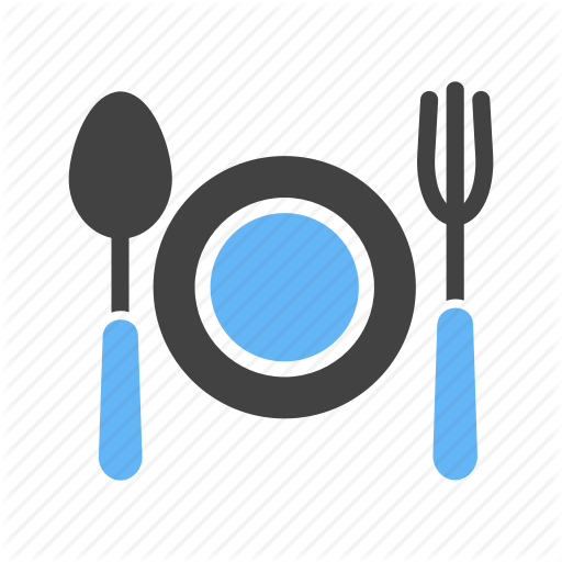 Cutlery, Eat, Food, Fork, Meal, Plate, Spoon Icon