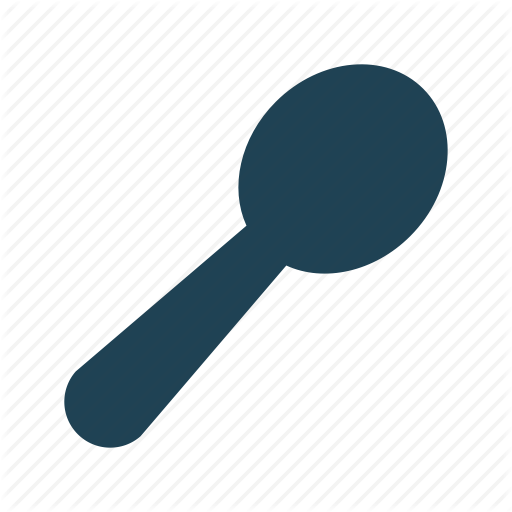Cutlery, Eating, Meal, Shopping, Solid, Soup, Spoon Icon