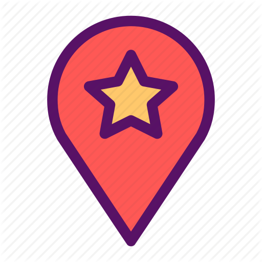 Favorite, Map, Pin, Restaurant, Spot Icon