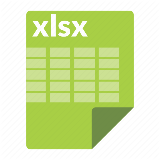 Excel, File, Format, Spreadsheet, Xlsx Icon