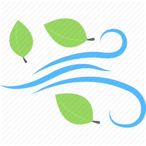 Leaves In Wind, Pleasant Weather, Spring Season Symbol, Spring