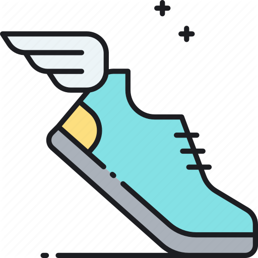 Footwear, Shoes, Sneakers, Sprint Icon