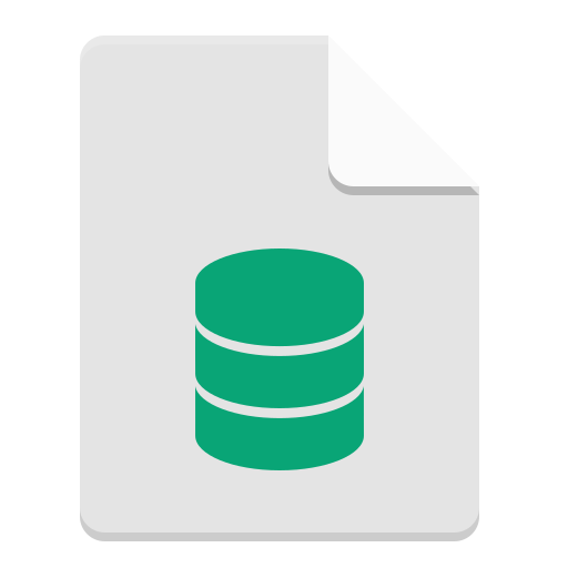 App X Sqlite Icon Papirus Mimetypes Iconset Papirus