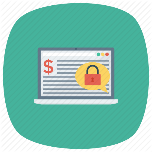 Cash, Finance, Laptop, Money, Security Icon