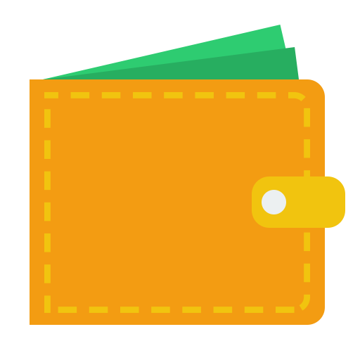 Money, Wallet, Cash Icon
