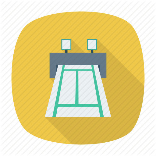 Sports And Fitness Flat Square Rounded Vol