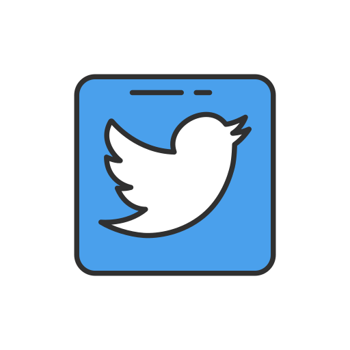 Twitter, Square Icon Free Of Popular Social Media