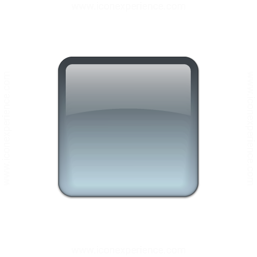 Iconexperience V Collection Bullet Square Glass Grey Icon