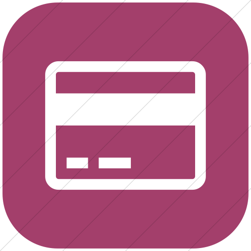 Flat Rounded Square White On Pink Bootstrap Font