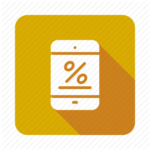 Discount, Interest, Mobile, Offer, Percentage, Phone, Sale Icon