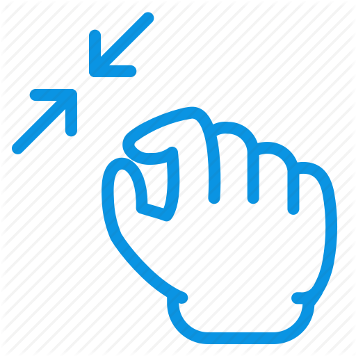 Gesture, Hand, Squeeze Icon