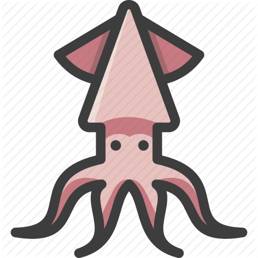 Calamari, Cephalopod, Fish, Squid Icon
