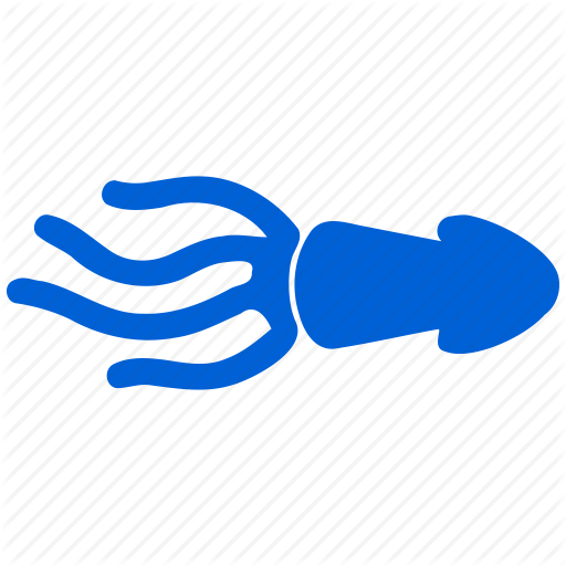 Calamari, Seafood, Squid Icon
