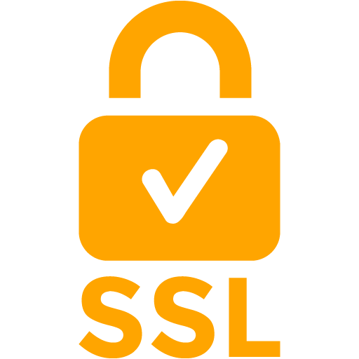 Orange Ssl Badge Icon