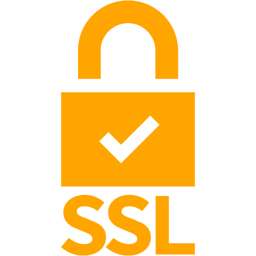 Orange Ssl Badge Icon