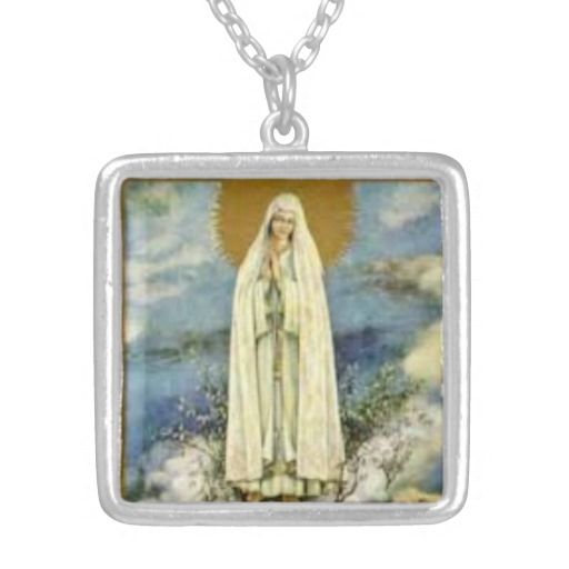Our Lady Of Fatima Necklace Religious Shirts, Mugs, Hats, Etc