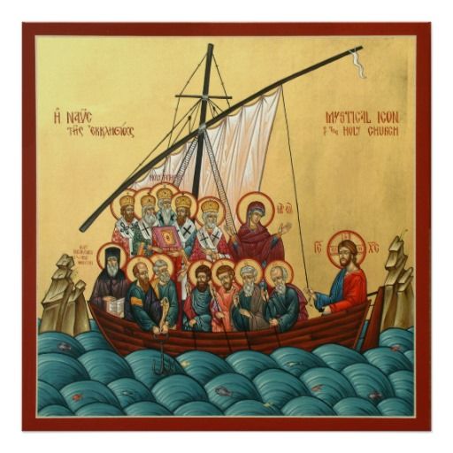 Mystical Icon Of The Holy Church Poster Orthodox