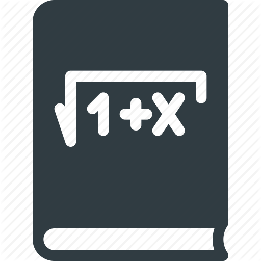 Book, Content, Copywriting, Math Icon