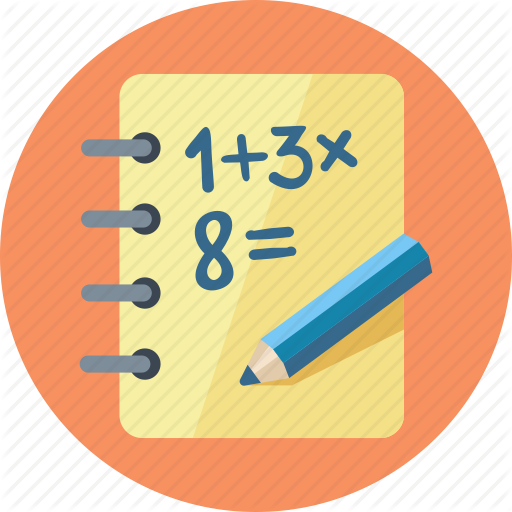 Education, Exercise Book, Math, Study Icon