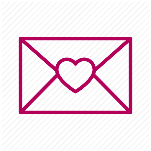 Letter, Love, Message, Romantic, Valentine Icon