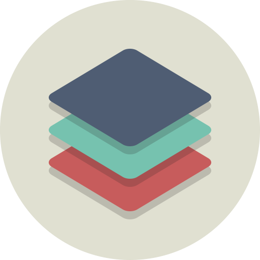 Layers, Stack Icon