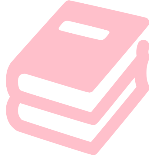 Pink Book Stack Icon