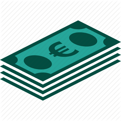 Bill, Bills, Currency, Euro, Money, Stack Icon