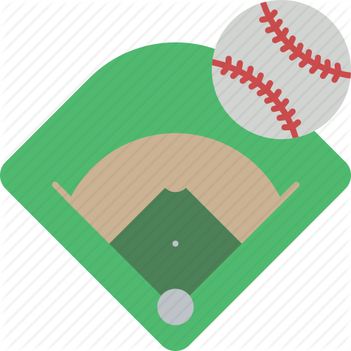 Ball, Baseball, Field, Sport, Stadium Icon