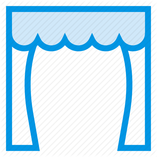 Curtain, Decorations, Home, House, Play, Stage, Theater Icon