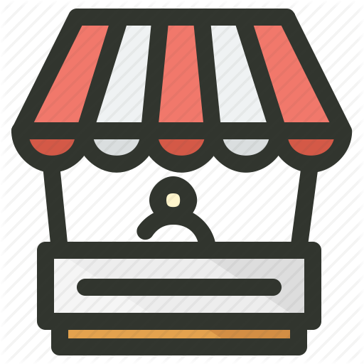Food, Kiosk, Market, Restaurant, Shop, Stand Icon