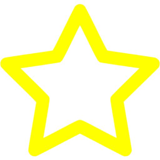 Star Outline Images Yellow Outline Star Icon Free Yellow Icons