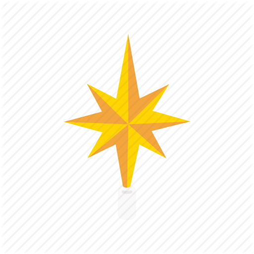 Decoration, Light, North Star, Star Icon