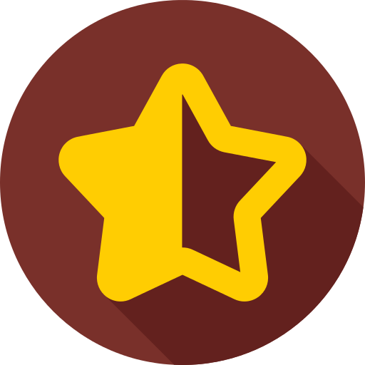Half Star Png Icon